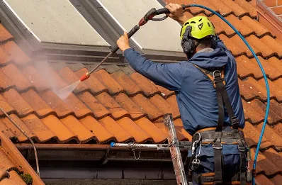 Démoussage et hydrofuge de toiture à Baudre